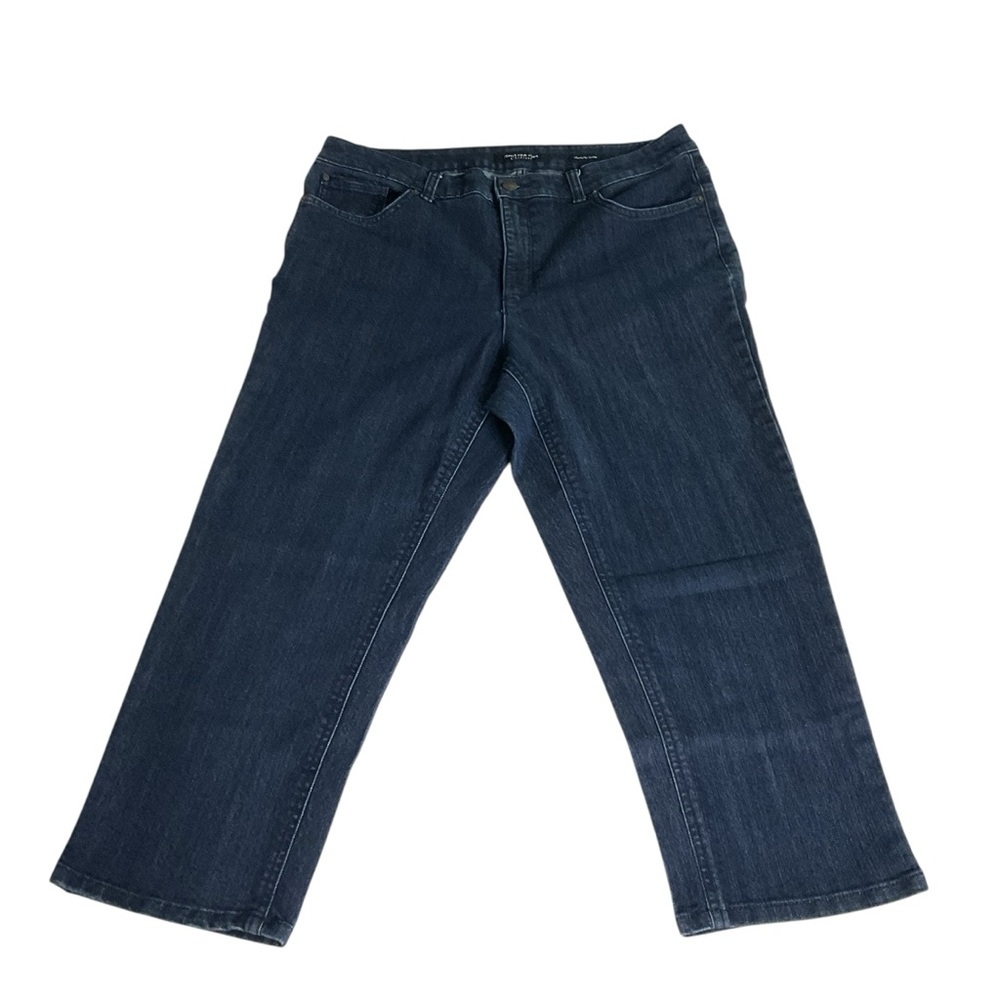 Jones New York Dark Blue Ankle Jeans 14